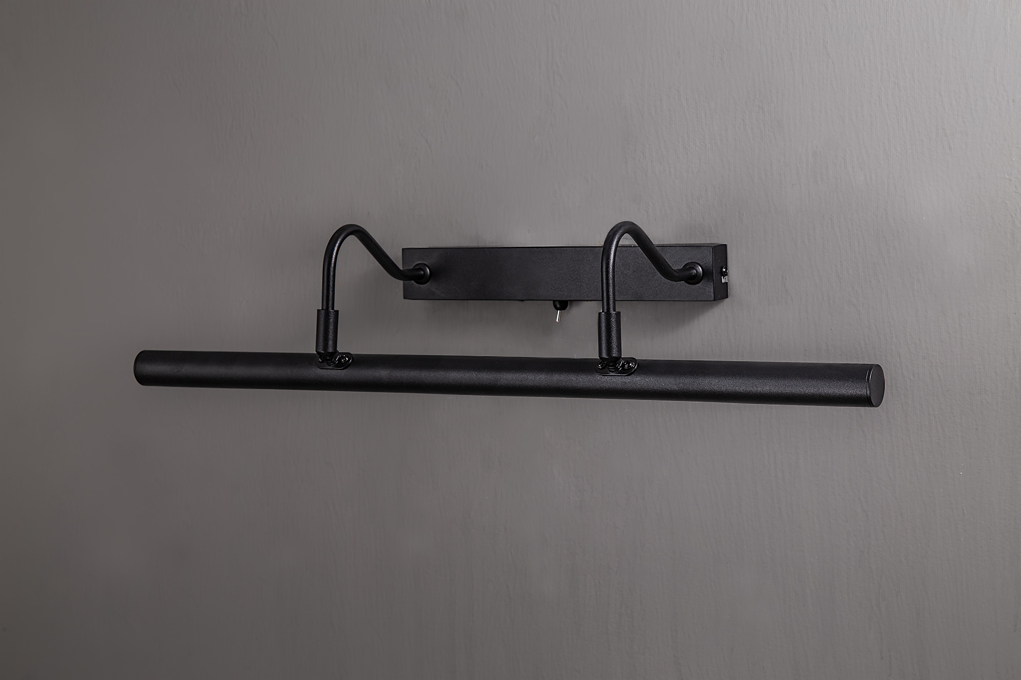 Abacus Dimmable Satin Black Wall Lights Deco Picture Lights